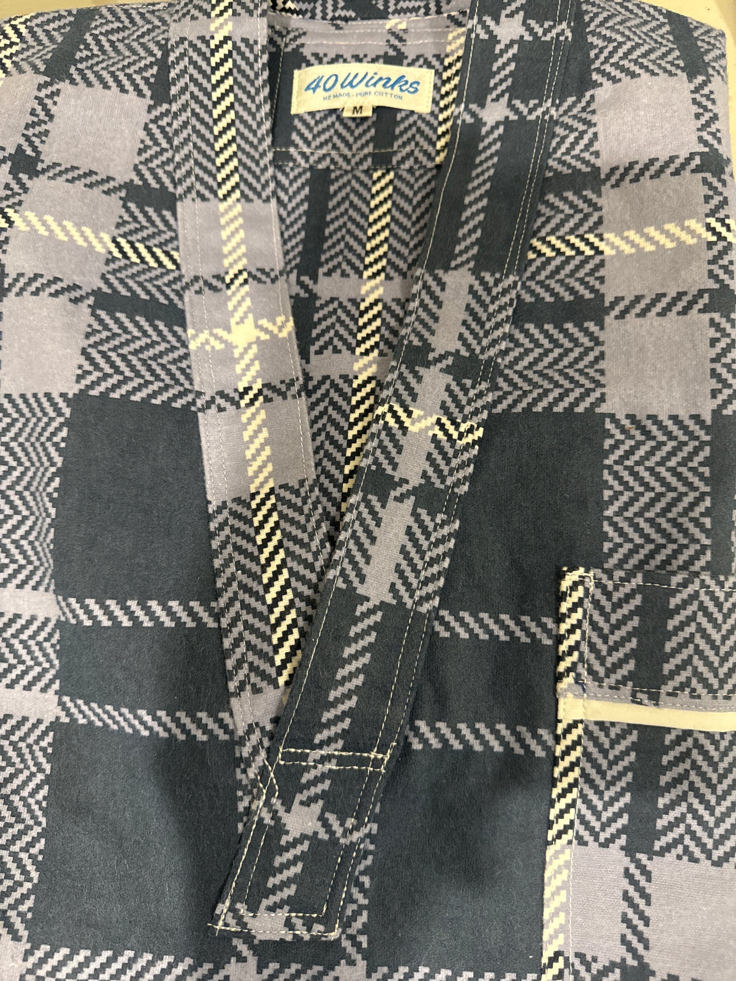 Blue Tartan Flannelette (220gsm)