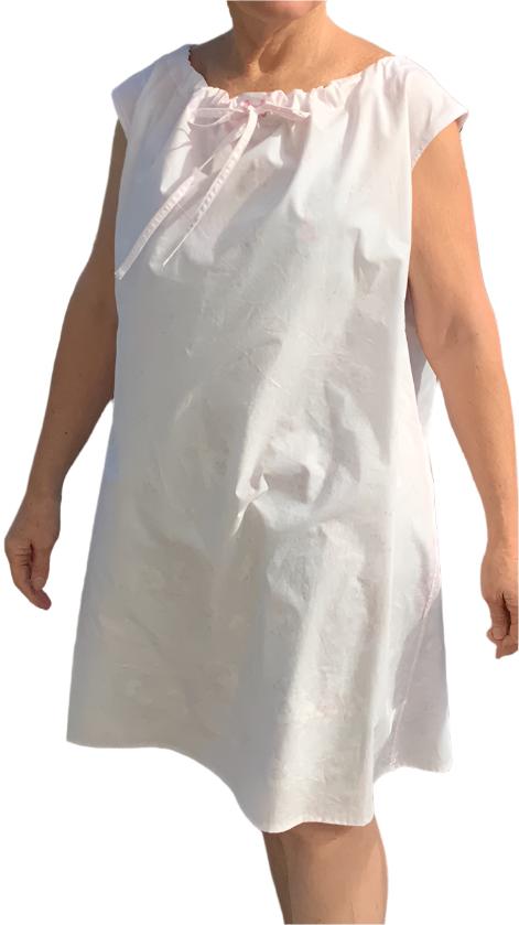 Traditional Nighties - blue gingham check (112gsm)
