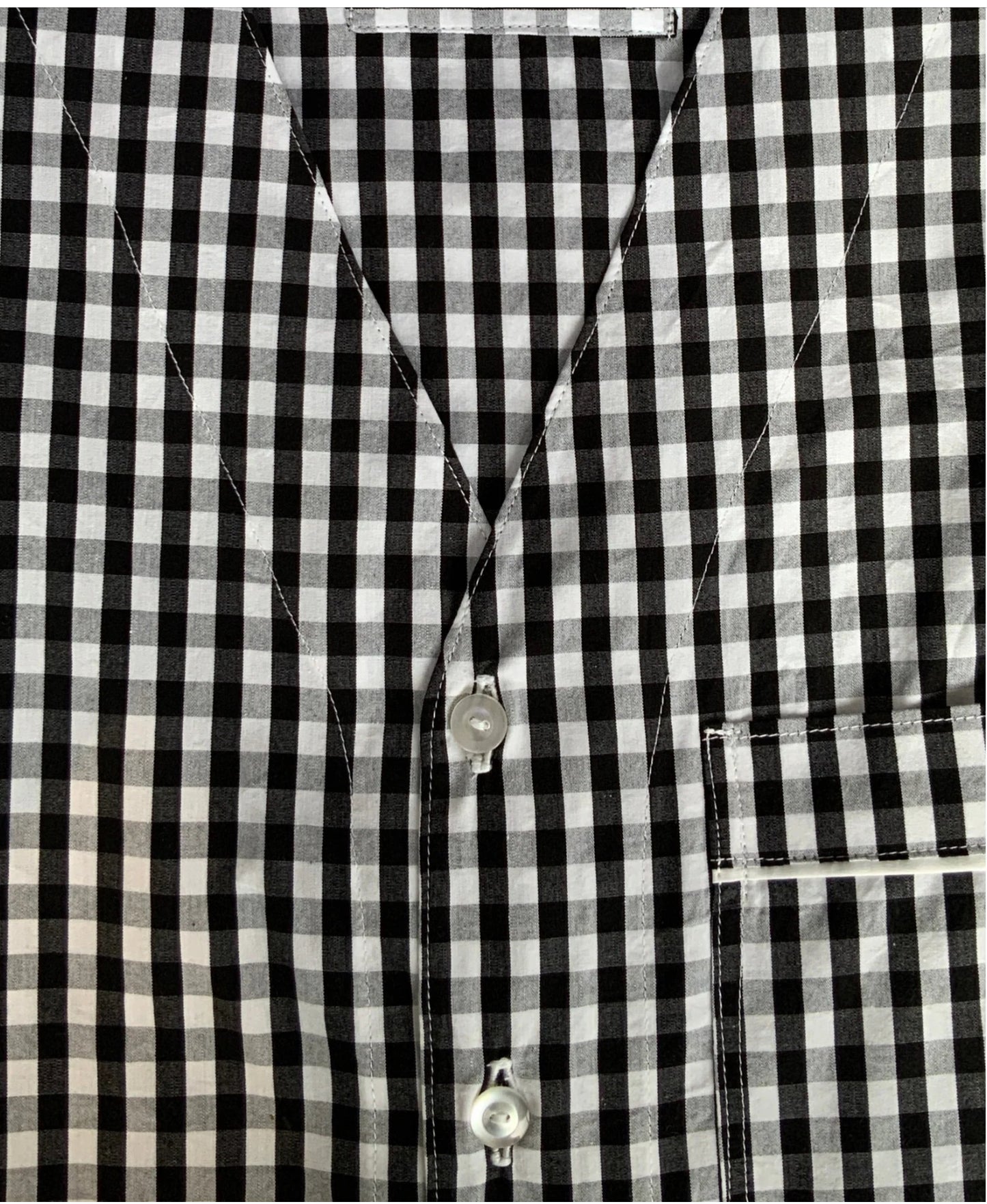 Large Black Checks (112gsm)