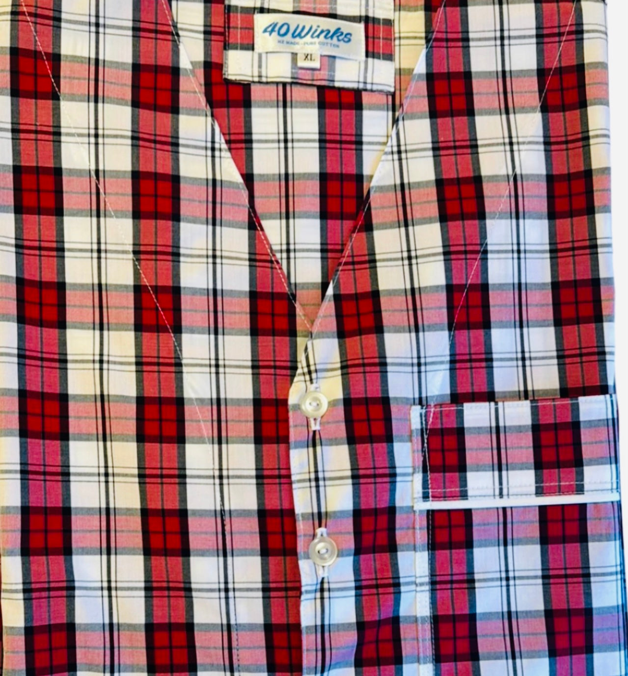 Summer tartan (Red -Black-white) 112gsm